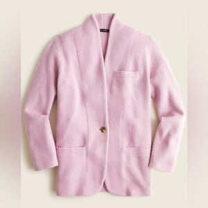 J. Crew Cocoon Sweater Blazer in Dried Violet